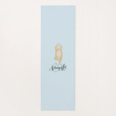 Namaste Yoga Pose Bear Yogamatte (Rückseite)