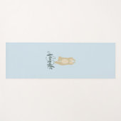 Namaste Yoga Pose Bear Yogamatte (Vorderseite (Horizontal))