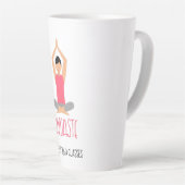 Namaste Yoga-Pose Milchtasse (Rechte Ecke)
