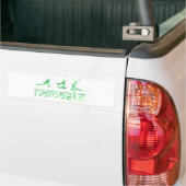 Namaste Yoga-Posegrün Autoaufkleber (Auf Lkw)