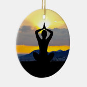 Namaste, Yoga Sunrise, Weihnachtsschmuck (Rechts)