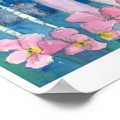 Namaste Yoga Wolf Owl Bären Wildlife Poster (Ecke)