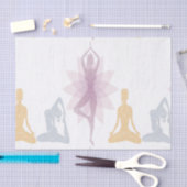 Namaste, Yoga, Yogi, Frauen, Chakra, Chi, spiritue Seidenpapier (Handwerk)
