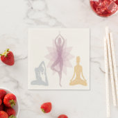 Namaste, Yoga, Yogi, Frauen, Chakra, Chi, spiritue Serviette (Beispiel)