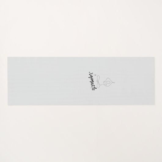 Namaste Yogamatte (Rückseite (Horizontal))