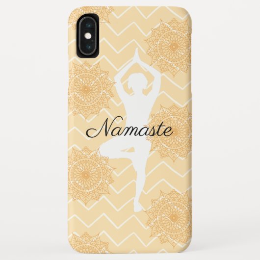 Namaste-Yogastellung Case-Mate iPhone Hülle (Rückseite)