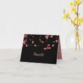 Namaste Zitat Danke Romantische Rose Petals Karte (Gelbe Blume)