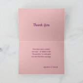 Namaste Zitat Danke Romantische Schmetterlingshöre Karte (Innenseite)