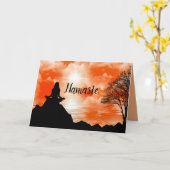 Namaste Zitat Danke Yoga Meditation Zen Karte (Gelbe Blume)