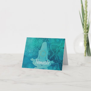 Namaste-Zitat Danke Zen Yoga Meditation Karte