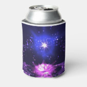 Namaste Zitat Lila Crystal Lotus & Star Dosenkühler (Kanne Rückseite)