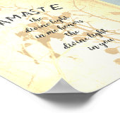 Namaste Zitat Poster Art (Ecke)