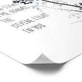 Namaste Zitat Poster Schwarz-Weiß-Kunst (Ecke)