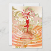 Namaste Zitat Tree of Life Zen Yoga Einladung (Vorderseite)