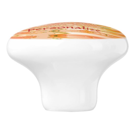 Namaste Zitat Tree of Life Zen Yoga Keramikknauf (Seitenansicht)