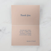 Namaste Zitat Vielen Dank Mandala Gold Blue Karte (Innenseite)