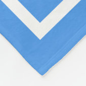 Namaste Zitat White Hummingbird Blume Petal Fleecedecke (Ecke)