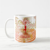 Namaste Zitat Yoga Tree of Life Zen Kaffeetasse (Links)