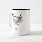 Namaste Zweifarbige Tasse (Vorderseite Links)