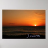Namaste's Beach Sunrise Poster (Vorne)