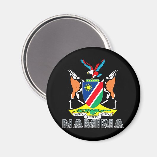 Nambian Emblem Magnet (Vorderseite/Rückseite)