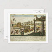 Namchas Platz in Lahore, mit dem goldenen Thron Postkarte (Vorne/Hinten)