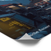 Namche Bazaar Everest View Illustrierte Motivation Poster (Ecke)