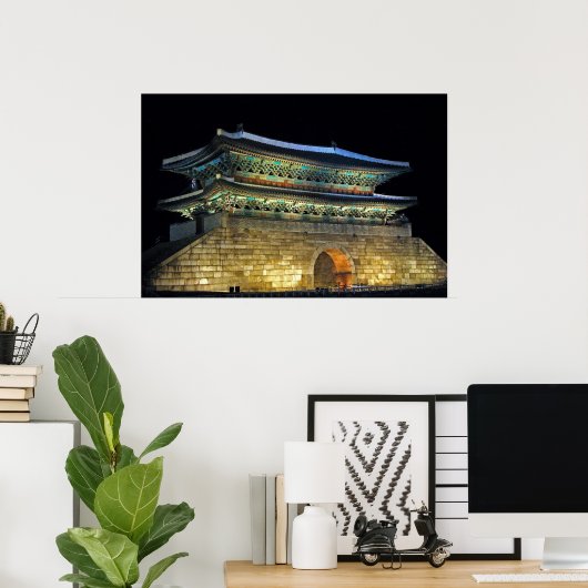 Namdaemun Gate Seoul Poster (Heimbüro)