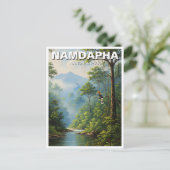 Namdapha National Park India Travel Postkarte (Stehend Vorderseite)