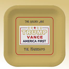 Name, 2025 Trump-Vance America First, Platz 7 Pappteller