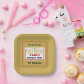 Name, 2025 Trump-Vance America First, Platz 7 Pappteller (Party)