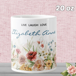Name | 20oz Watercolor 1600er holländische Florals Jumbo-Tasse