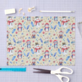 Name, 3 Blatt Papiertuch Whimsischer Weihnachtswei Seidenpapier (Handwerk)