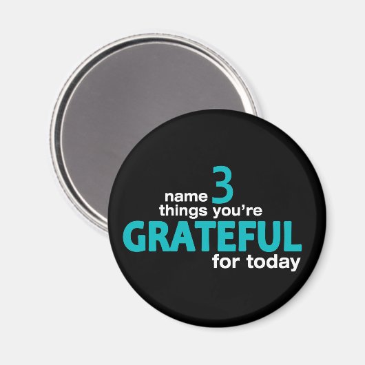 Name 3 Dinge... Kollektion Magnet (Vorderseite/Rückseite)