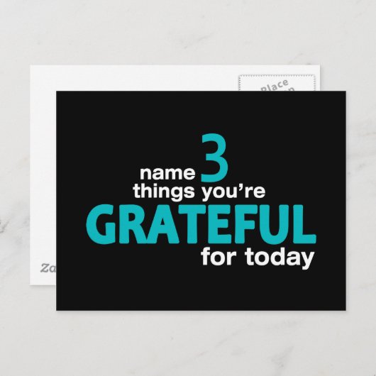 Name 3 Dinge... Kollektion Postkarte (Vorne/Hinten)