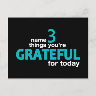 Name 3 Dinge... Kollektion Postkarte