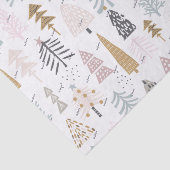 Name, 3pc Gewebepapier Rustikale Winterferienbäume Seidenpapier (Ausschnitt)