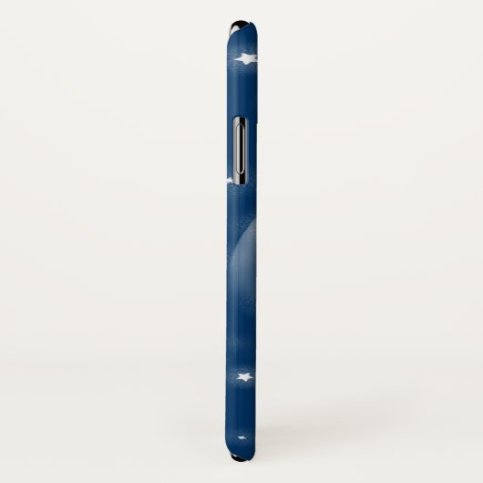 Name 6-Buchstaben-Rakete Leerzeichen blaue iPhone- Case-Mate iPhone Hülle (Hinten/Rechts)