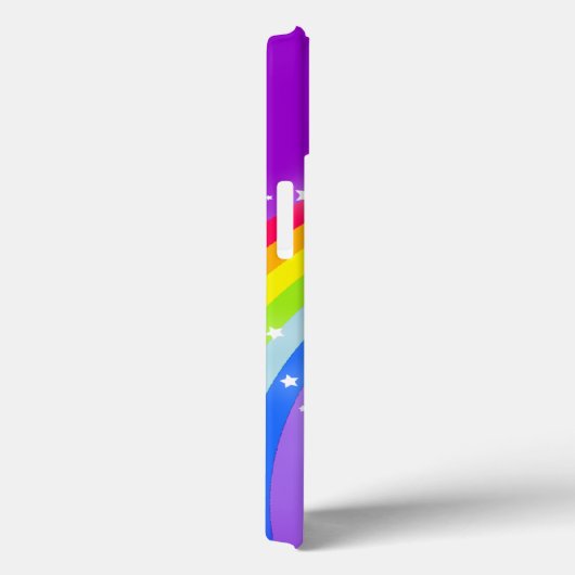 Name 7 Buchstaben Regenbogen lila Mädchen Pad Fall Case-Mate iPhone Hülle (Rückseite / Rechts)