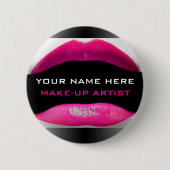 Name Abzeichen für Make-up Artists Button (Vorderseite)