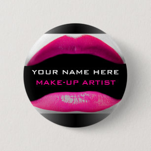 Name Abzeichen für Make-up Artists Button
