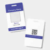 Name Abzeichen Grundversicherung oder reales Anwes Ausweis (Vorder- & Rückseite)