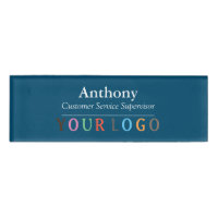 Name Abzeichen Magnet Custom Logo Mitarbeiter Groß