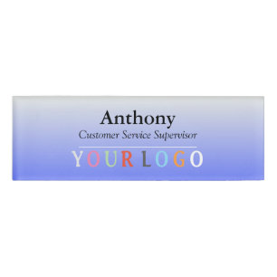 Name Abzeichen Magnet Custom Logo Mitarbeiter Groß Namenschild