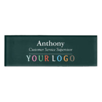Name Abzeichen Magnet Custom Logo Mitarbeiter Groß