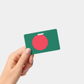 Name Abzeichen mit der Flagge Bangladeschs Ausweis (Handheld)