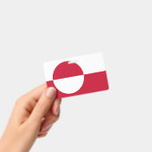 Name Abzeichen mit der Flagge Grönlands Ausweis (Handheld)