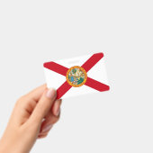 Name Abzeichen mit Flagge Florida Staat, USA Ausweis (Handheld)