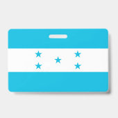 Name Abzeichen mit Flagge Honduras Ausweis (Rückseite)