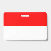 Name Abzeichen mit Flagge Indonesiens